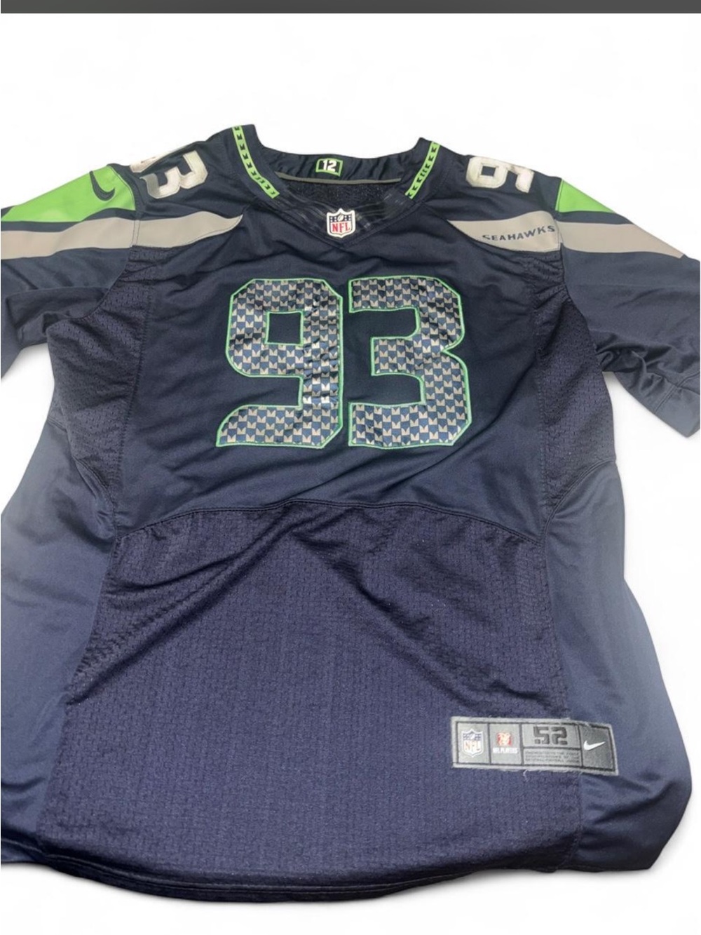 Nike Seattle Seahawks #93 Seahawks Football Jersey